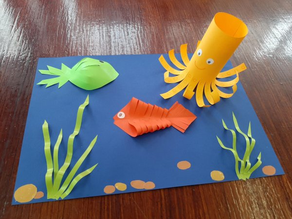 Поделка морские обитатели