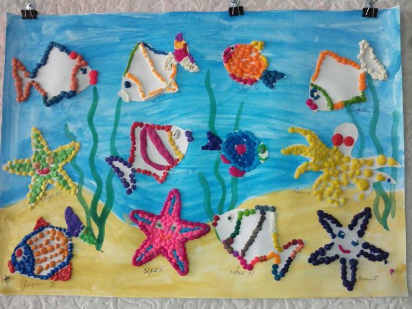 Коллективная работа на морскую тему