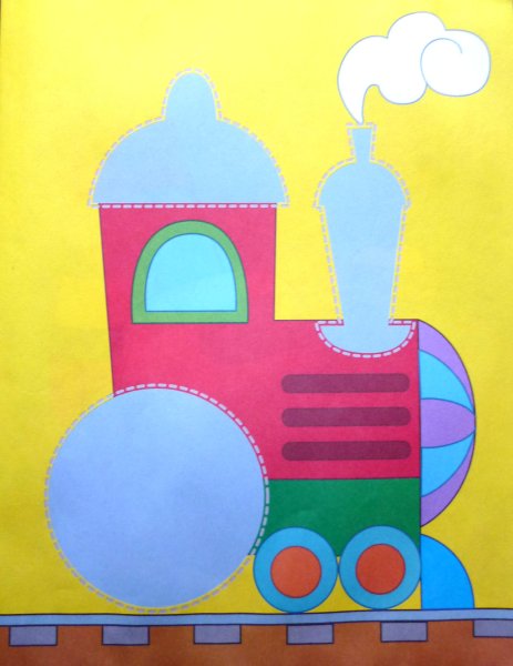 Аппликация для детей 3 лет