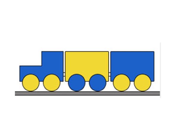 Аппликация паровозик