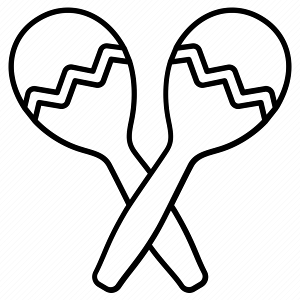 Маракасы раскраска