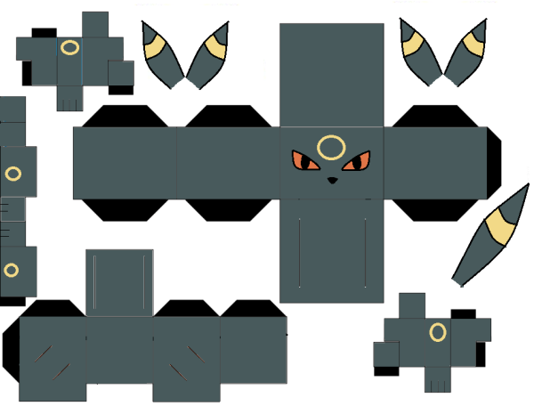 Umbreon Papercraft
