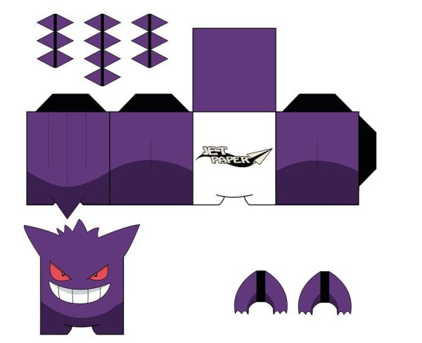 Покемоны из бумаги