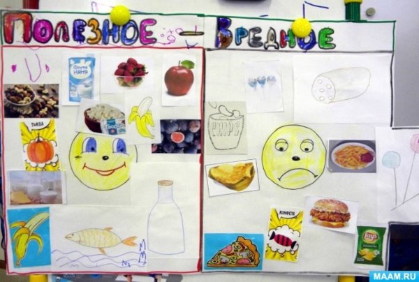 Коллаж здоровое питание