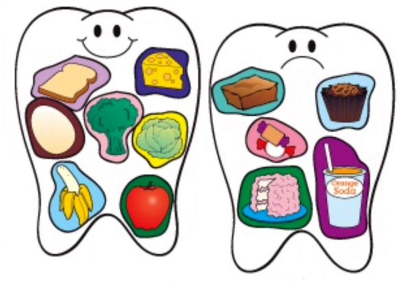 Полезная и вредная еда для зубов