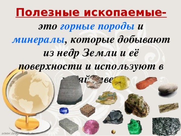Полезные ископаемые 3 класс окружающий мир
