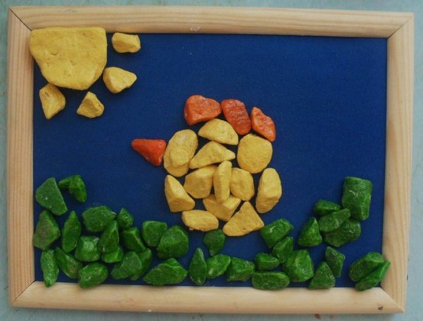 Мозаика из камней для детей 1 класса