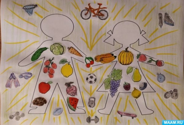 Коллаж на тему здоровый образ жизни