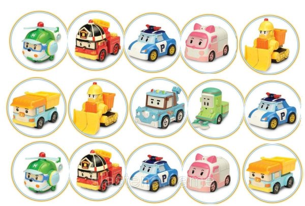 Поли Робокар Поли печать сахарная