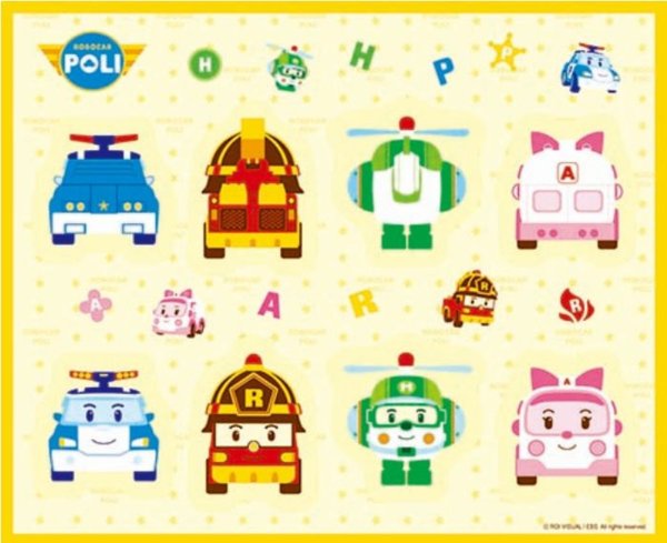 Рисунок герои Поли Робокар