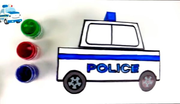 Поделка Полицейская машина