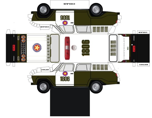 Автомобили из бумаги