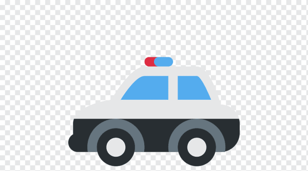 Аппликация милицейская машина