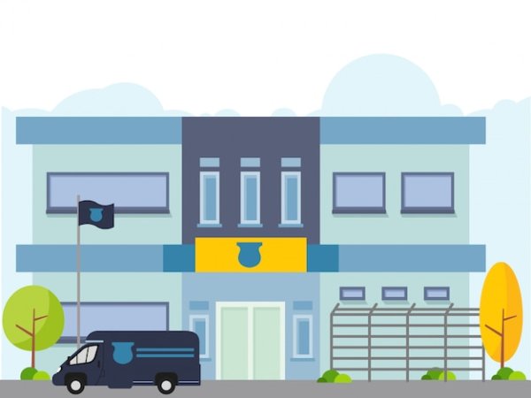 Здание полиции для детей