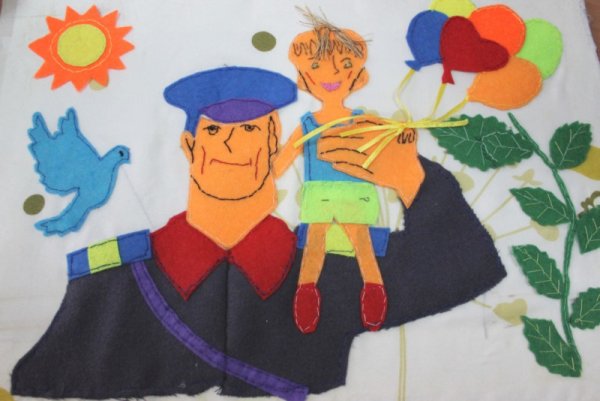 Полицейский дядя Степа поделка