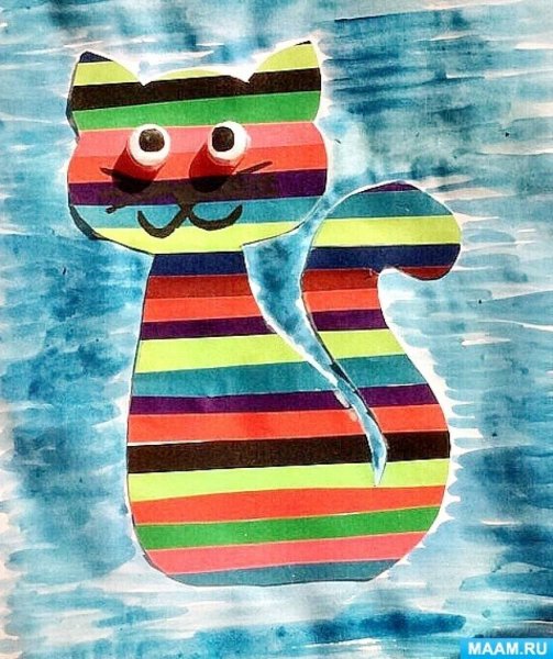 Полосатая аппликация