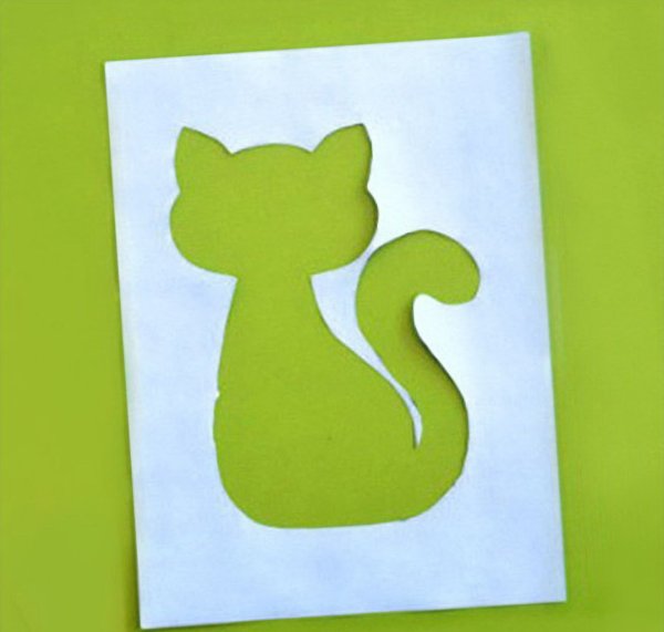 Аппликация кот