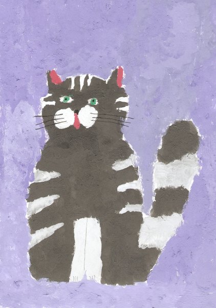 Аппликация из полосок