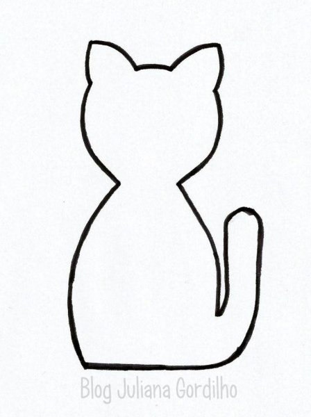 Аппликация "котик"