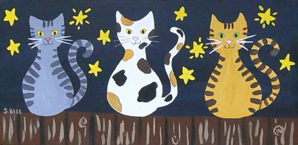 Аппликация Усатый полосатый