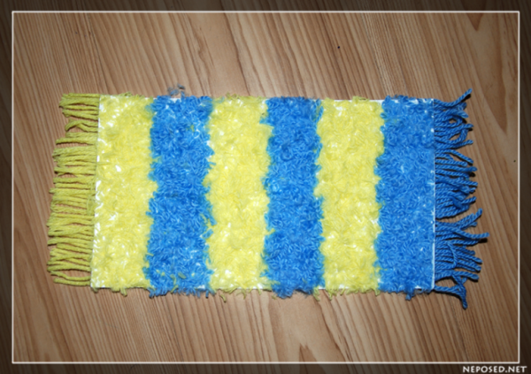 Аппликация коврик в средней группе