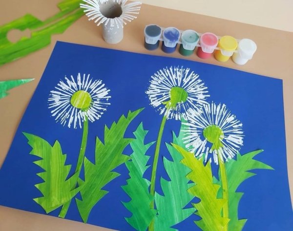 Поделка одуванчики для детей