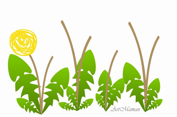 Заготовки для аппликации для детей цветы