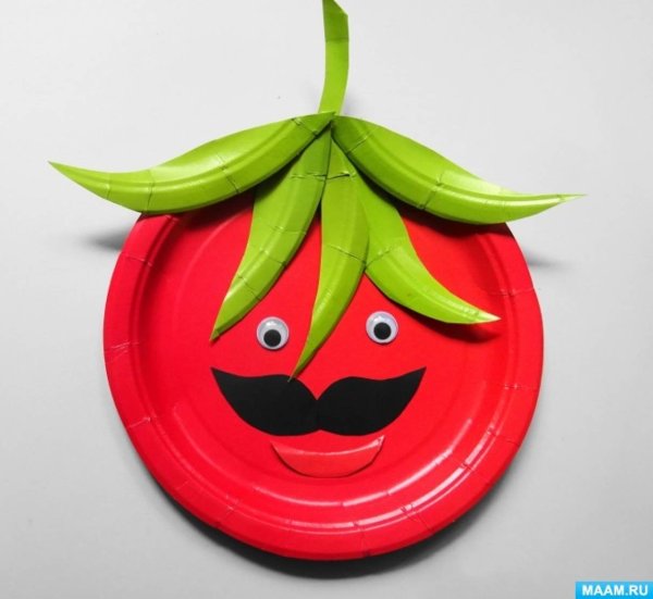 Помидор поделка из бумаги