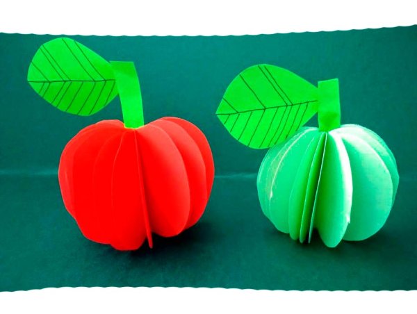 Объемная аппликация овощи и фрукты