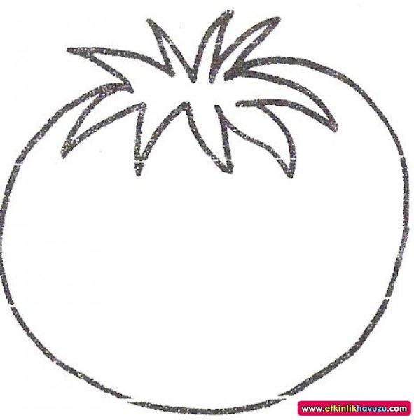 Помидор из цветной бумаги