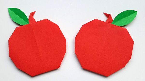 Оригами яблоко