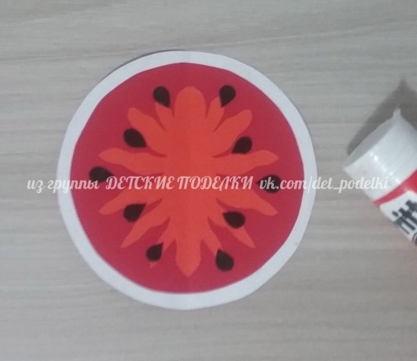 Аппликация. Сахарный Арбуз