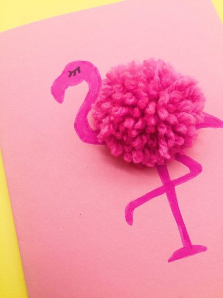 Аппликация Фламинго