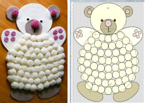 Поделки из помпонов