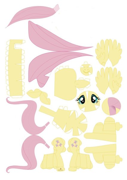 Поделки из бумаги пони