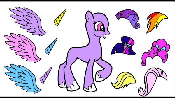 Бумажные одевалки пони