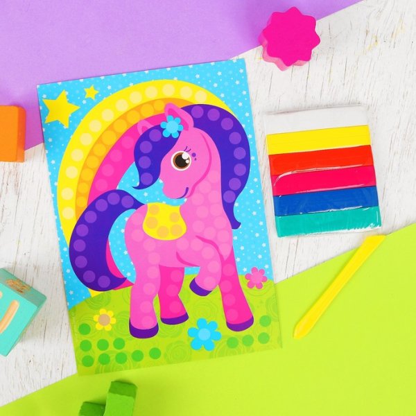 Аппликация пластилином