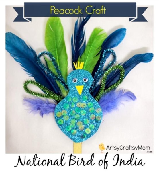 Поделки из перьев для детей