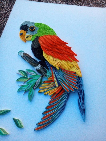 Квиллинг птицы