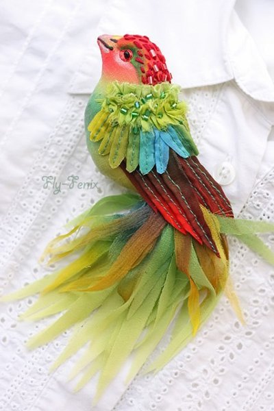 Поделки из перьев