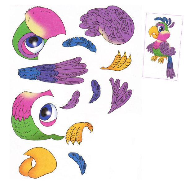 Аппликация шаблон