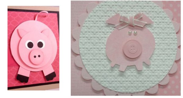 Поросенок поделка для малышей