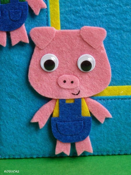 Аппликация из фетра для детей