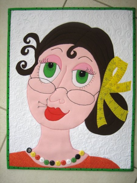 Лицо из цветной бумаги