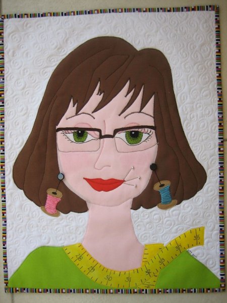 Портрет в стиле аппликации