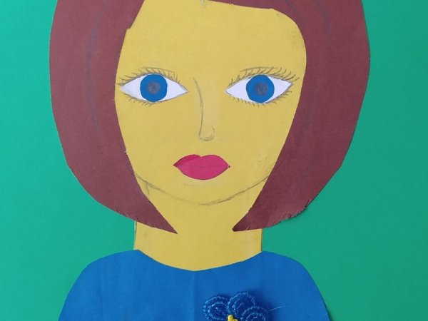 Портрет аппликация