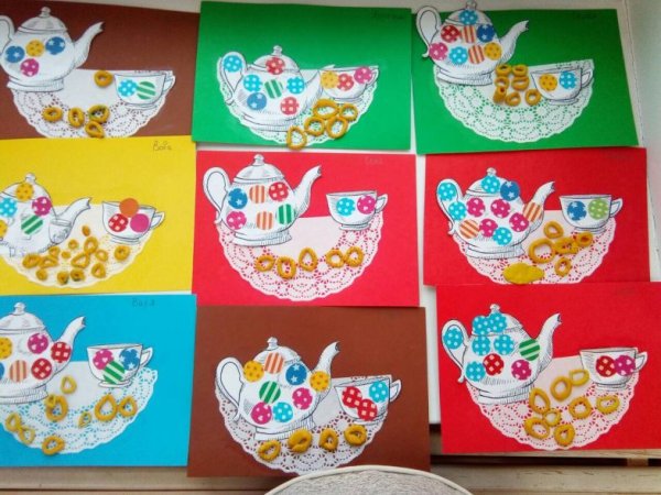 Аппликация в подготовительной группе