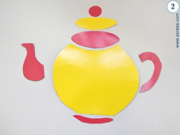 Аппликация посуда