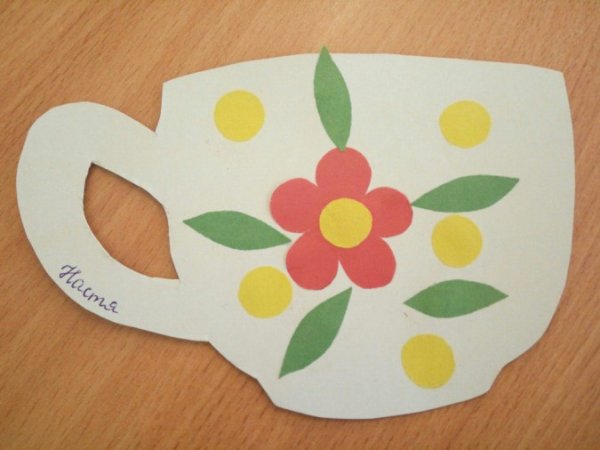 Аппликация Кружка