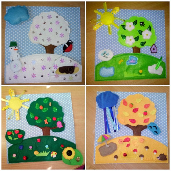Панно из фетра для детского сада